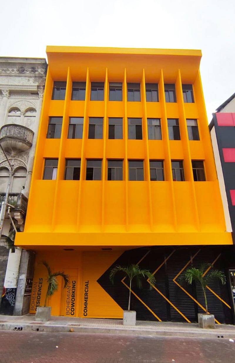 Fachada del edificio (render)
