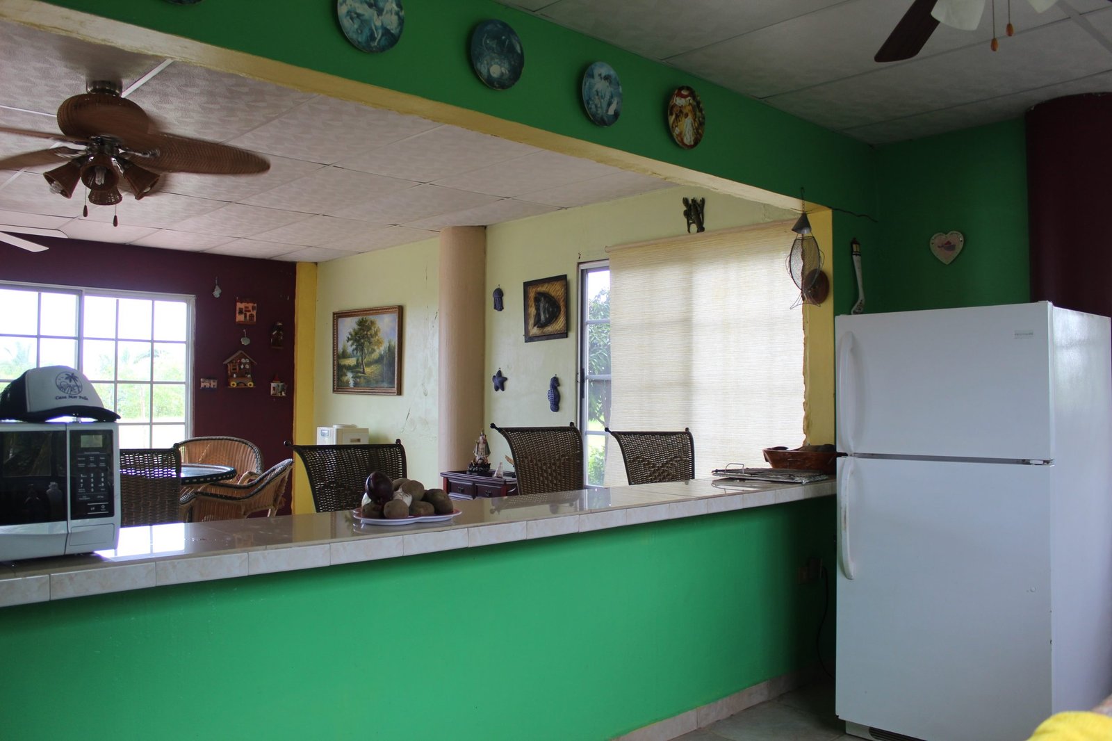 San Felix Fishing Lodge — barra de cocina y comedor