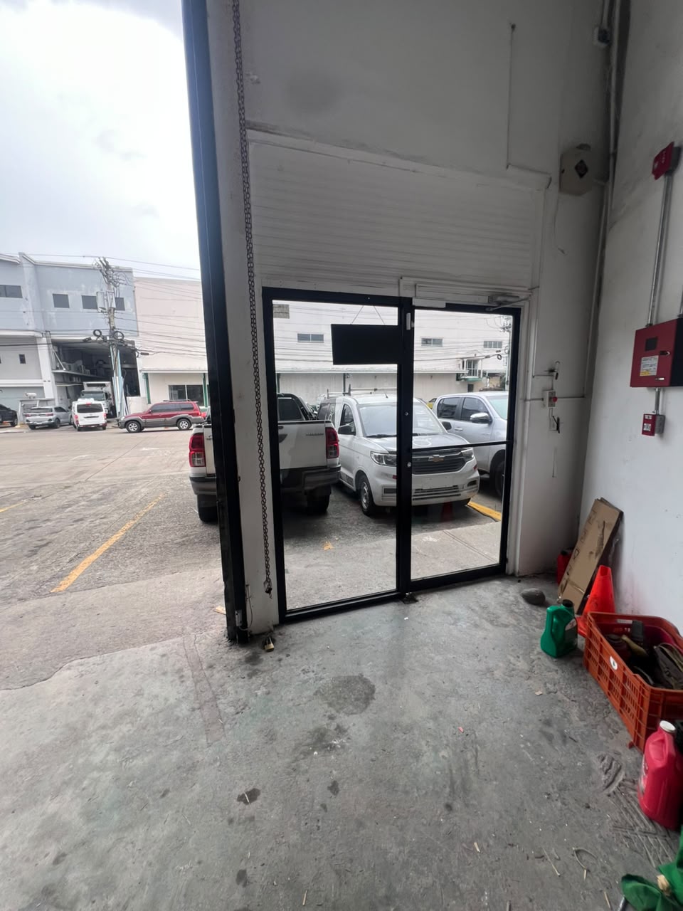 Entrada para clientes