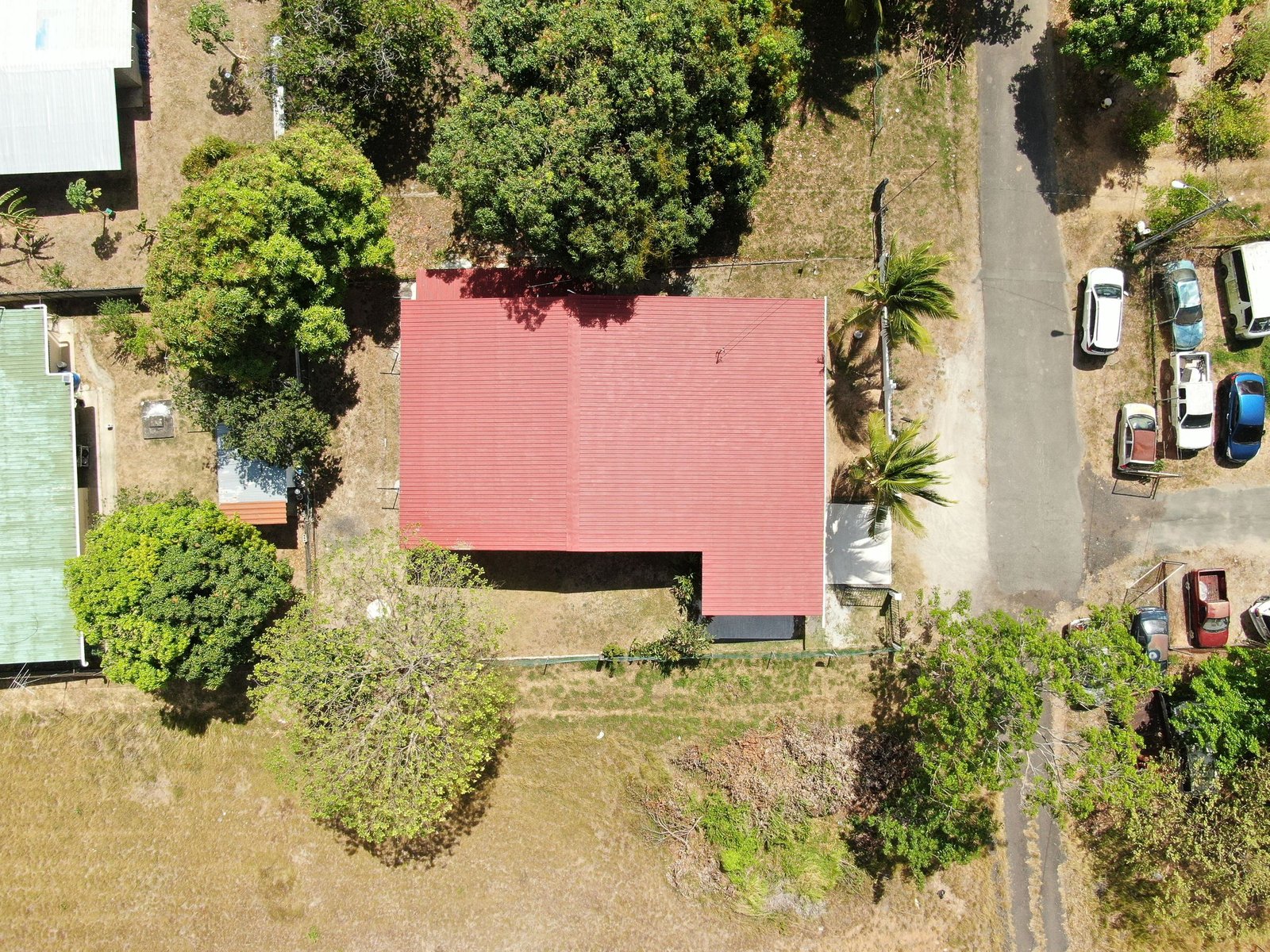Casa en Antón — vista aérea del techo y el lote
