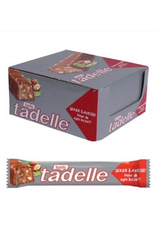 TADELLE ŞEKERSİZ SÜTLÜ ÇİKOLATA 20 GR