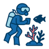 Dive adventures icon