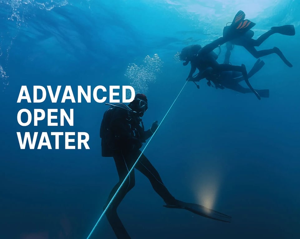 Diver training for Advanced certification in Sydney