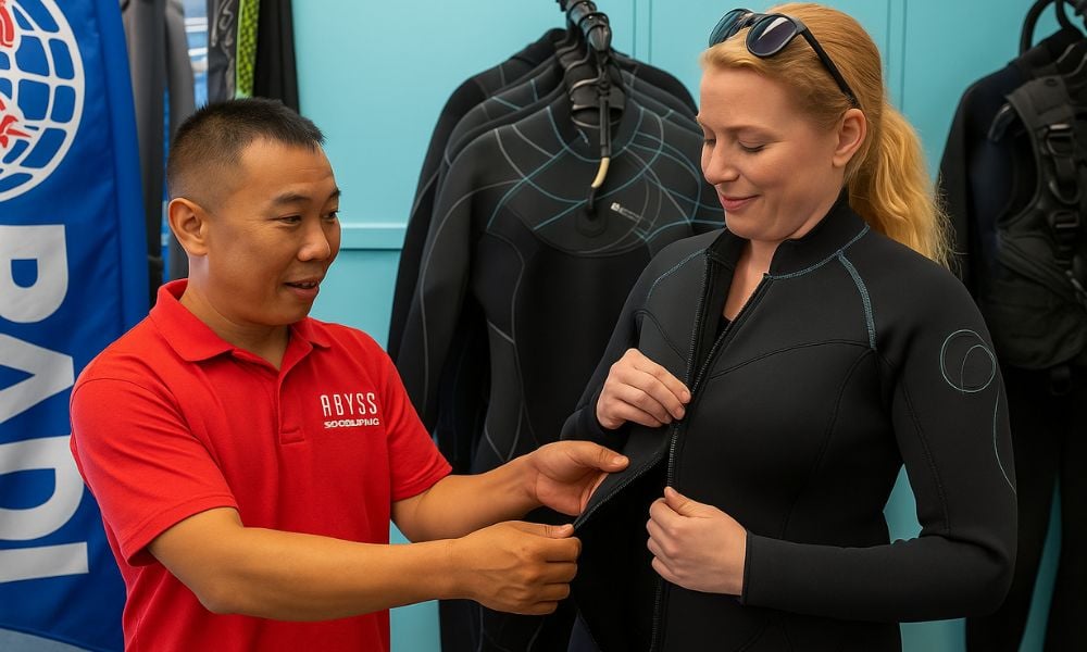 Fit is critical when buying a wetsuit