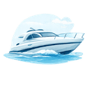 Boat transfer icon