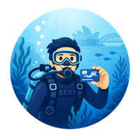 Learn to dive icon