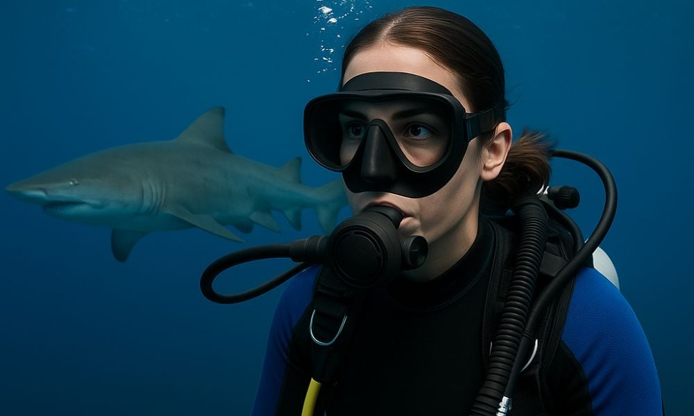 The adventure of diving with sharks