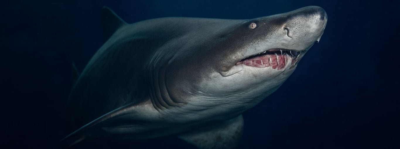 Scuba diver with shark in Sydney