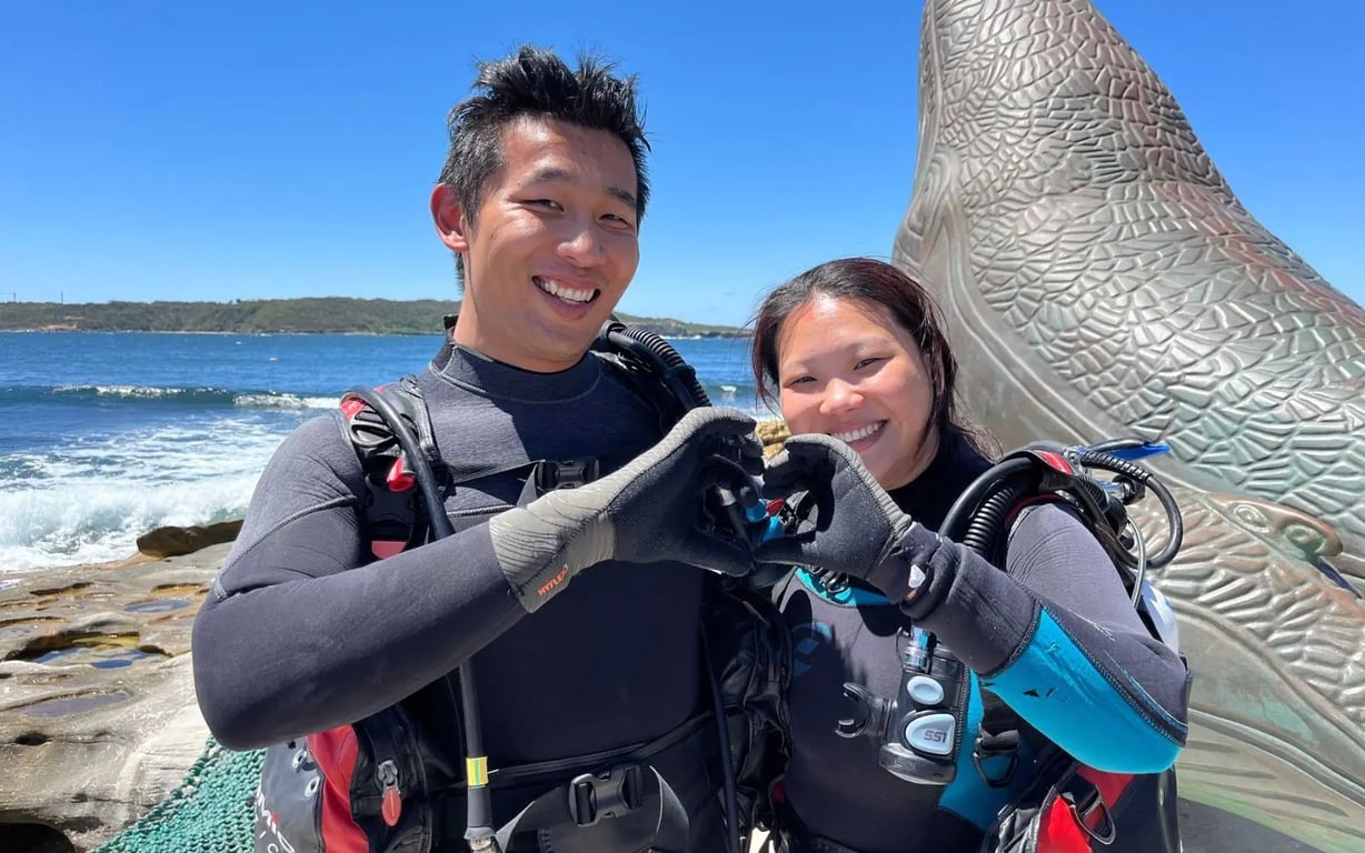 Scuba diving at Sutherland Point in Kurnell