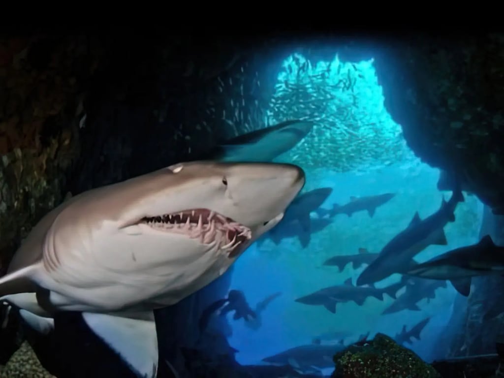 South West Rocks Fish Rock Cave and grey nurse shark diving