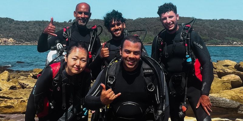 Abyss Divers Smiling – Sydney Dive Day