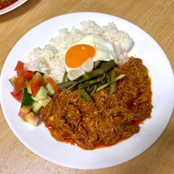 無水アジアンプルドチキンカレー | イーカスーク