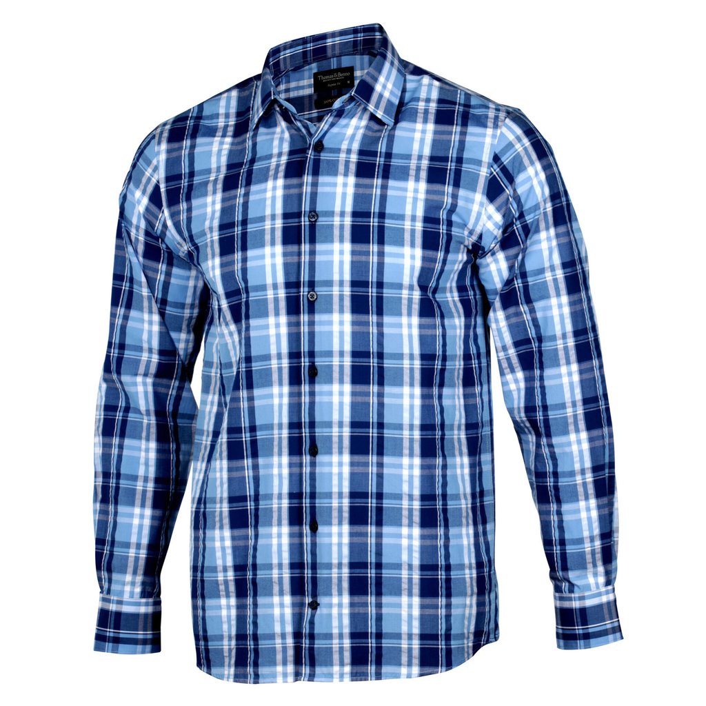 SAINT M×××××× BB_FLANNEL CHECKSHIRT BLUE Saint Mxxxxxx (Saint Michael) BB_FLANNEL SHIRT CHECK(BLUE