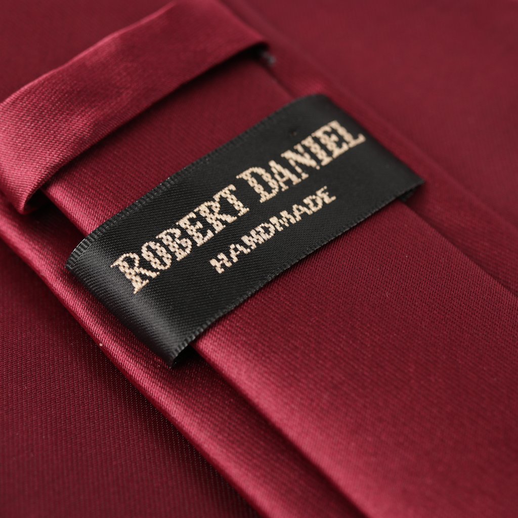 burgundy tie