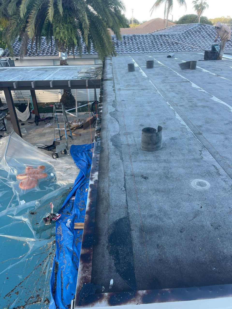 Professional water damage restoration work in Sylmar, California