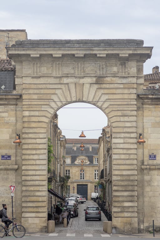 An archway over a narrow street