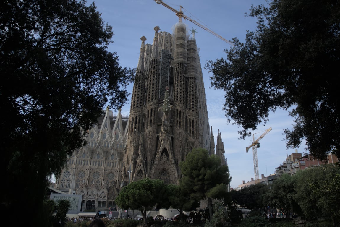 The Sagrada Familia cathedral