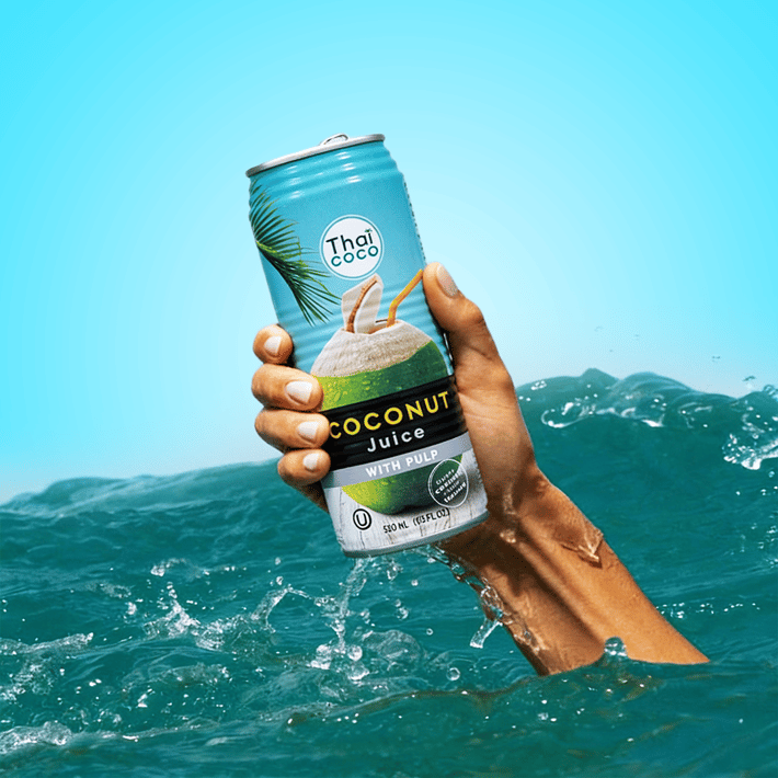 Coconut water Thai Coco can 520 ml