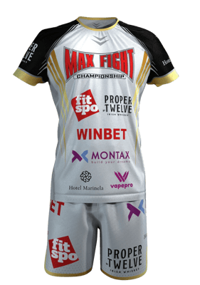 Официален Екип от MAX FIGHT 56 / A Proper Night with Conor McGregor - Бял