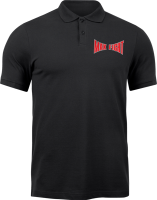 Черна Поло Tениска - MAX FIGHT