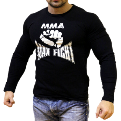 MAX FIGHT - ТЕНИСКА С ДЪЛЪГ РЪКАВ Юмрук