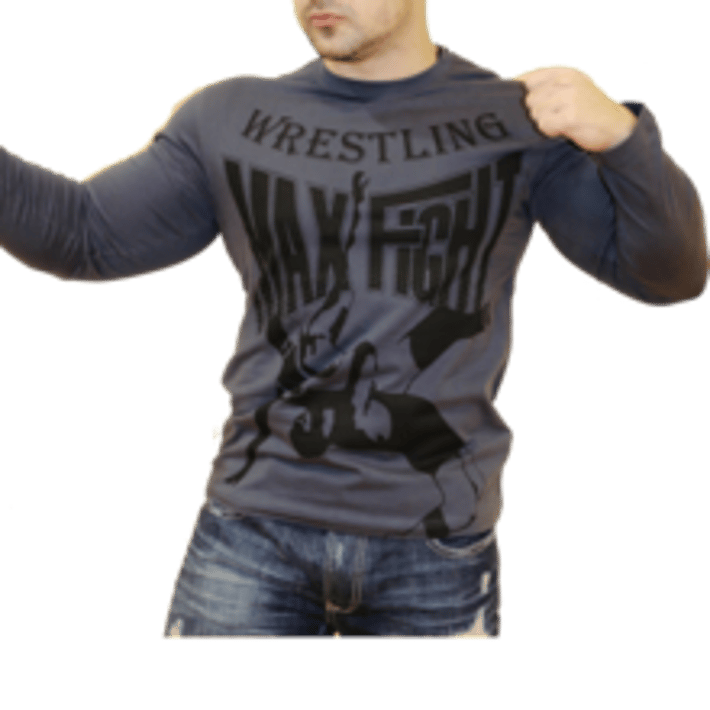 Max Fight Wrestling дълъг ръкав - графит