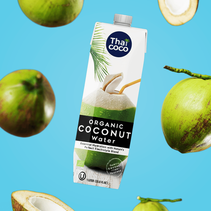 Органична кокосова вода Thai Coco 1L