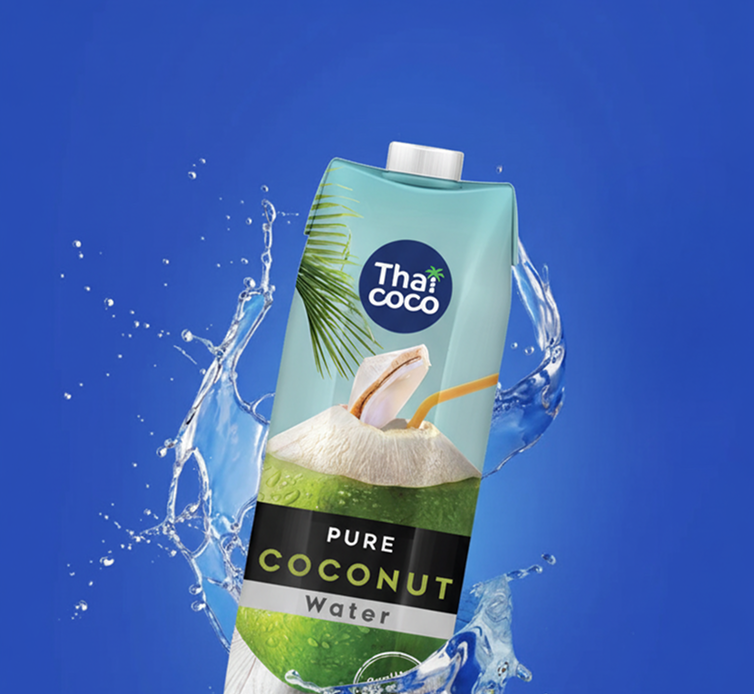 Coconut water glass bottle