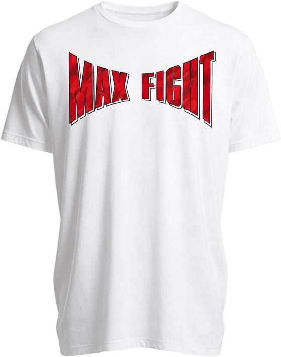Бяла Тениска - Лого Камуфлаж - MAX FIGHT