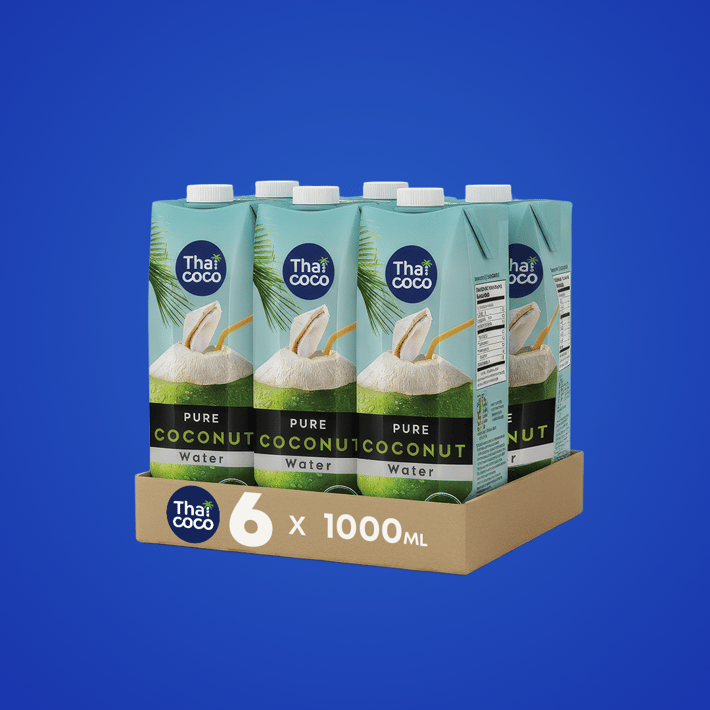 Кокосова вода Thai Coco 1L – Стек 6 бр