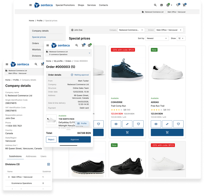 Flexible catalog setup