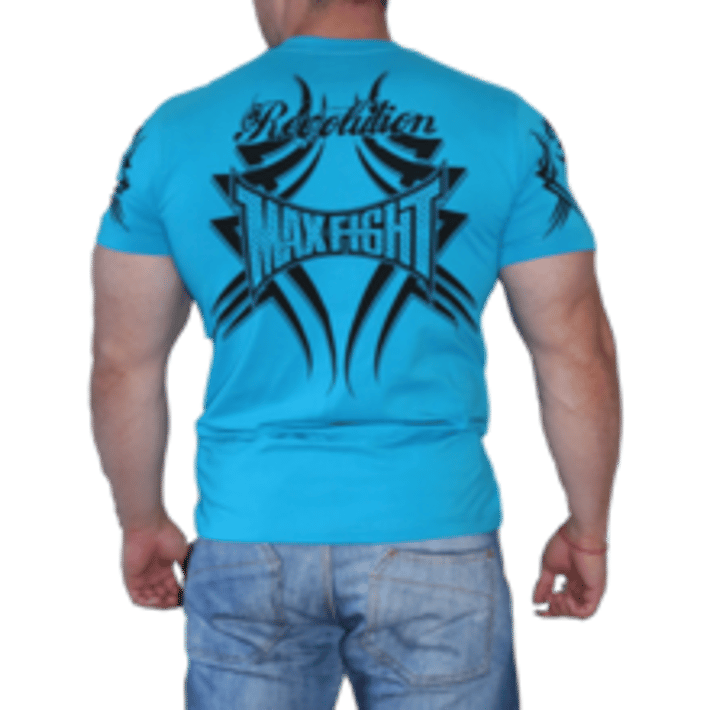 MAX FIGHT CHAIN ТЕНИСКА - Син електрик