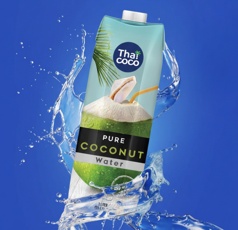 Coconut water glass bottle