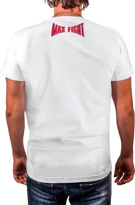 Бяла Тениска - Лого Камуфлаж - MAX FIGHT