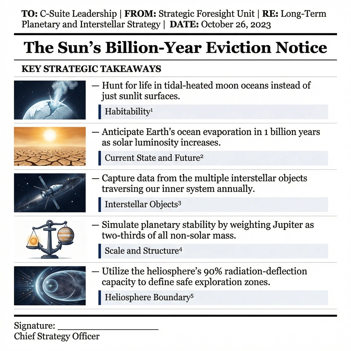 Executive Memo style thumbnail