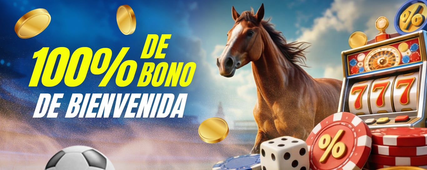 100% de bono de bienvenida