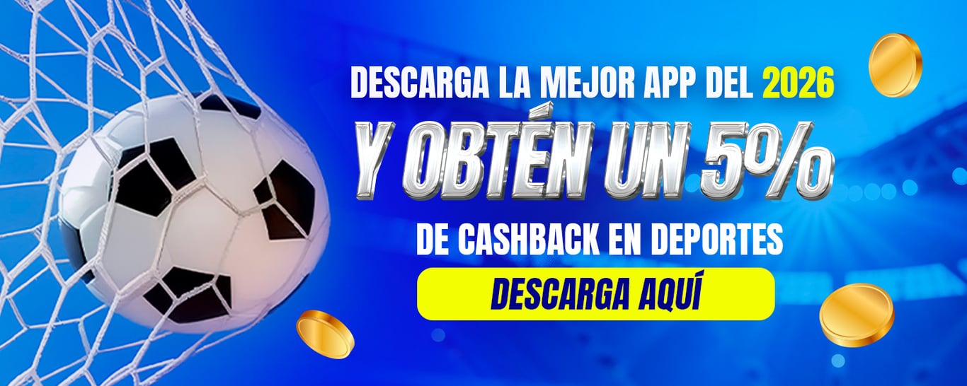 5% de cashback en Deportes si juegas desde la App