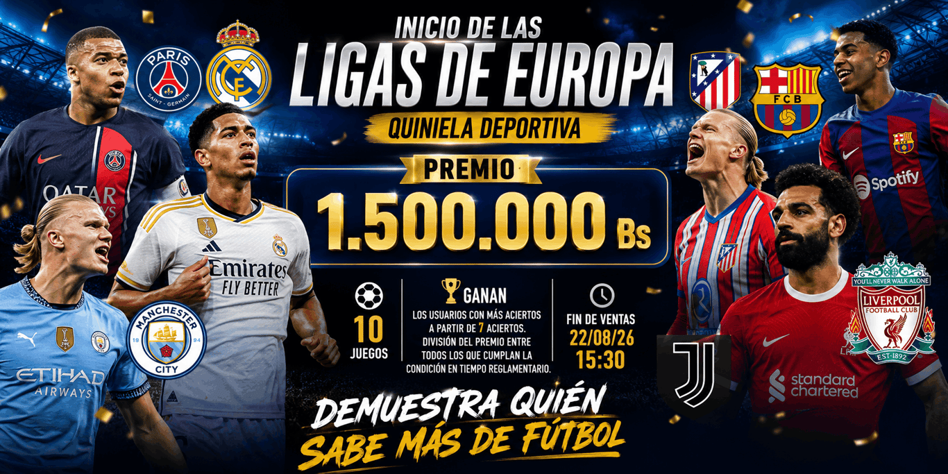 Liga Kiniela vuelvan las ligas de Europa