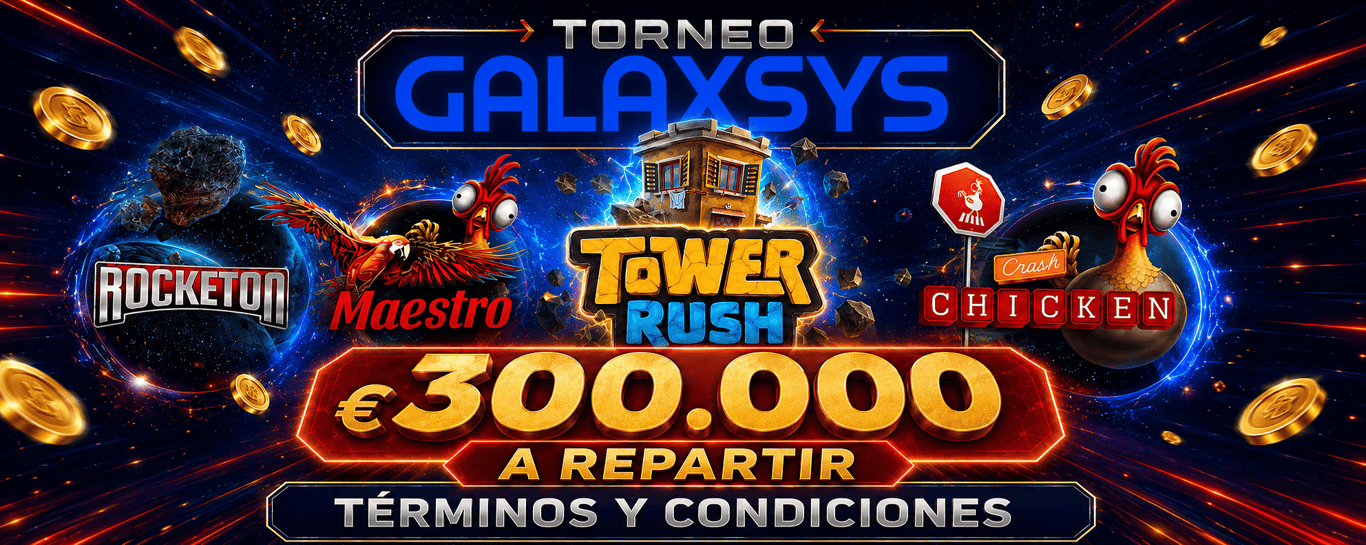 Términos y condiciones: Galaxsys World Cup - €300.000 a repartir
