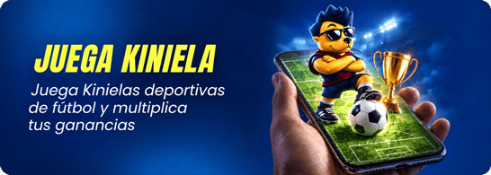 Juega las quinielas de Liga Kiniela con premios millonarios todas las semanas y demuestra que eres un crack del futbol