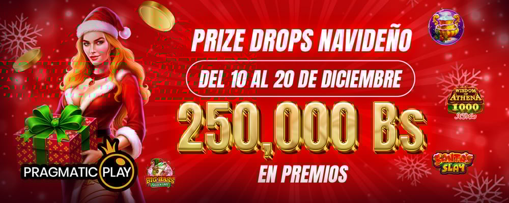 Términos y Condiciones: Prize Drops Diciembre - Pragmatic Play