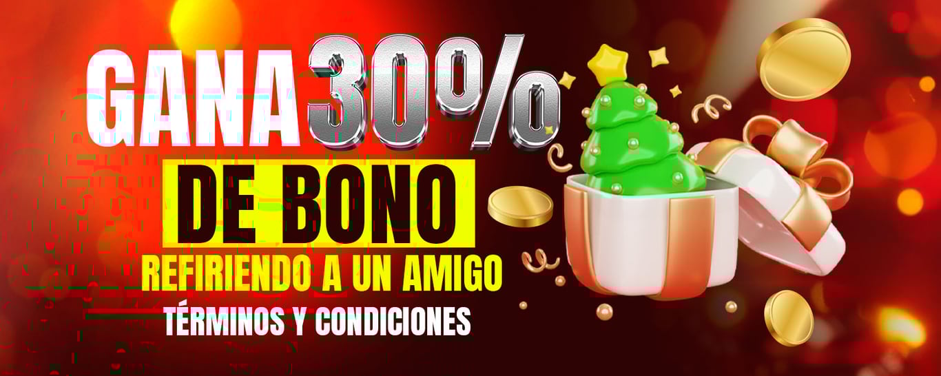 Refiere a un amigo y gana 30% de bonificación