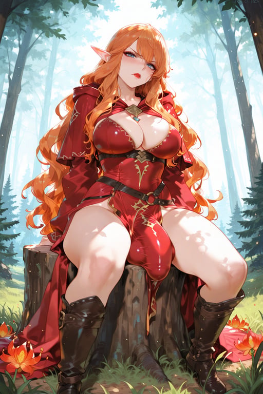 Preview of Aubree, Futanari Elven Emissary