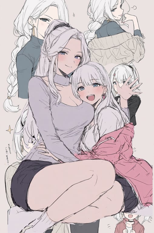 Preview of Hannah and Megan, Mother and Daughter