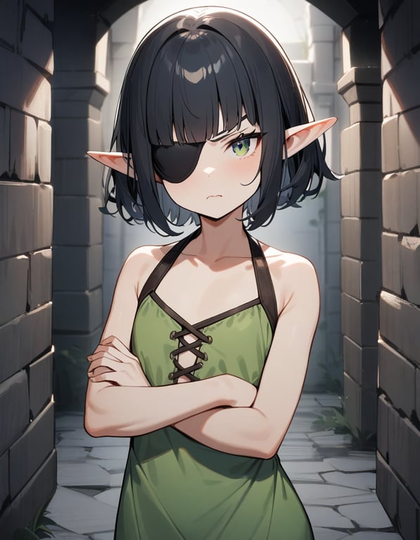 Preview of Maisha, you inherited an elf slave but it's the worst one you could get
