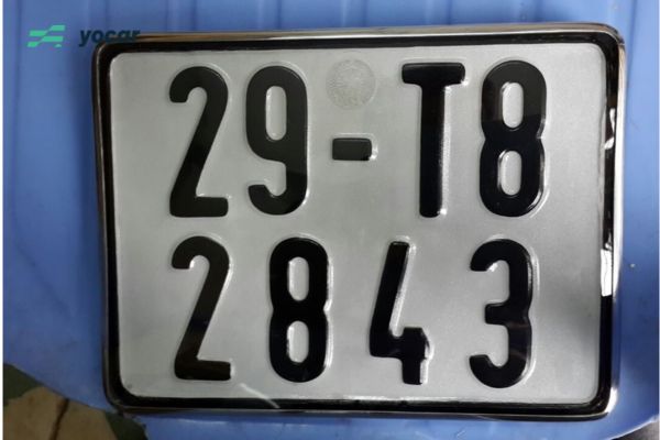 Biển số cũ của chủ xe có 4 số