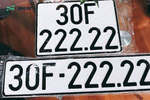 Chủ cũ đã có biển số định danh là 5 số