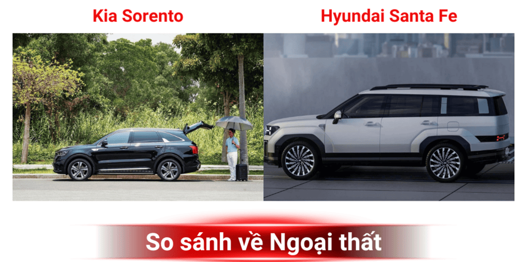So sánh xe Kia Sorento và Hyundai Santa FE 1 .png