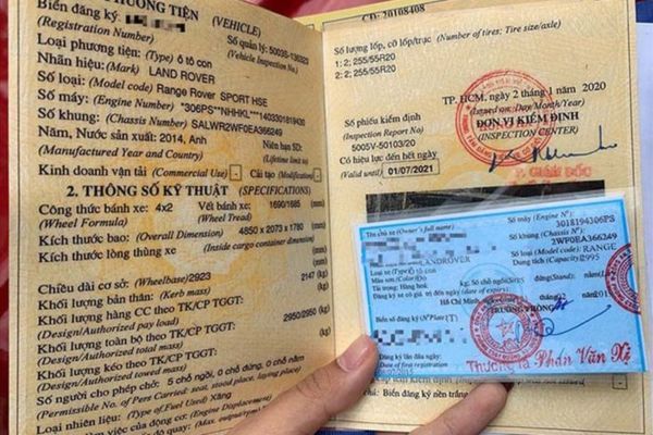Thủ tục đăng kí xe hơi và đăng kiểm