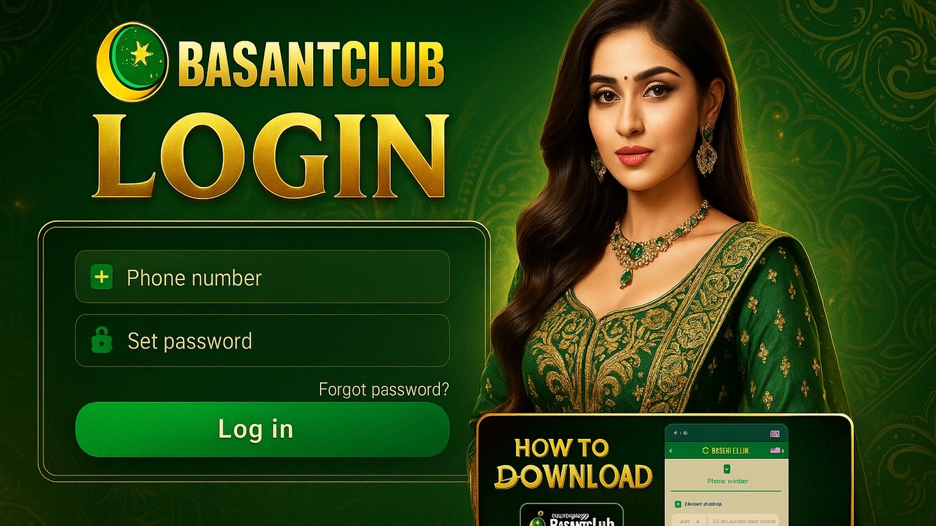 Basant Club Login Interface - Access Your Gaming Account